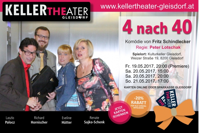 Kellertheater Gleisdorf 4 nach 40 Karten Aktion